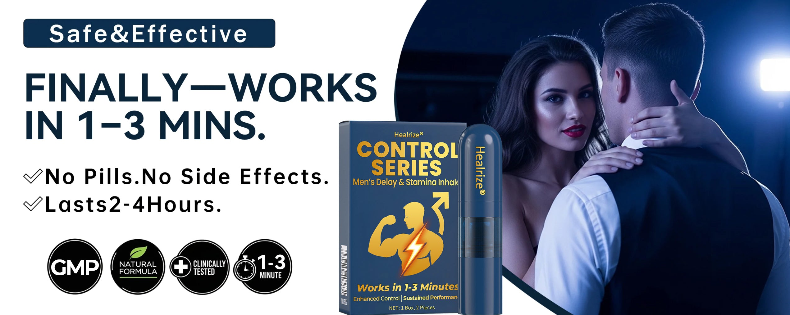 Healrize® CONTROL SERIES Men’s Delay & Stamina Inhaler image Healrize® CONTROL SERIES Men’s Delay & Stamina Inhaler